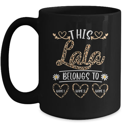 Personalized This Awesome Lala Belongs To Custom Kids Name Leopard Lala Mothers Day Birthday Christmas Mug | siriusteestore