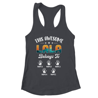 Personalized This Awesome Lala Belongs To Custom Kids Name Vintage Mothers Day Birthday Christmas Shirt & Tank Top | siriusteestore