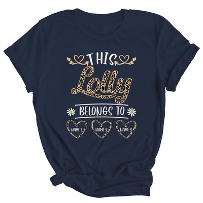 Personalized This Awesome Lolly Belongs To Custom Kids Name Leopard Lolly Mothers Day Birthday Christmas Shirt & Tank Top | siriusteestore