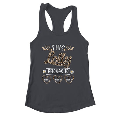 Personalized This Awesome Lolly Belongs To Custom Kids Name Leopard Lolly Mothers Day Birthday Christmas Shirt & Tank Top | siriusteestore