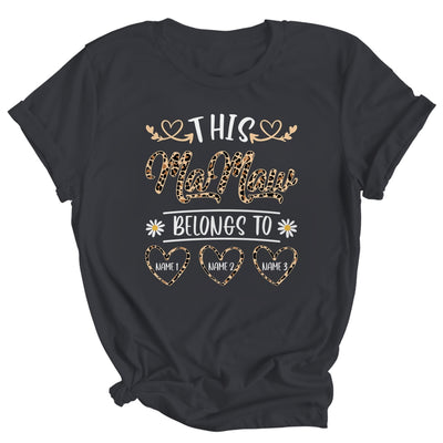 Personalized This Awesome Mamaw Belongs To Custom Kids Name Leopard Mamaw Mothers Day Birthday Christmas Shirt & Tank Top | siriusteestore