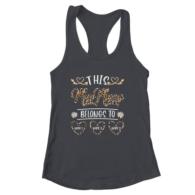 Personalized This Awesome Mamaw Belongs To Custom Kids Name Leopard Mamaw Mothers Day Birthday Christmas Shirt & Tank Top | siriusteestore