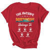 Personalized This Awesome Memaw Belongs To Custom Kids Name Vintage Mothers Day Birthday Christmas Shirt & Tank Top | siriusteestore