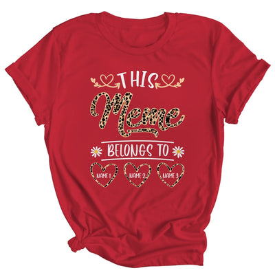 Personalized This Awesome Meme Belongs To Custom Kids Name Leopard Meme Mothers Day Birthday Christmas Shirt & Tank Top | siriusteestore