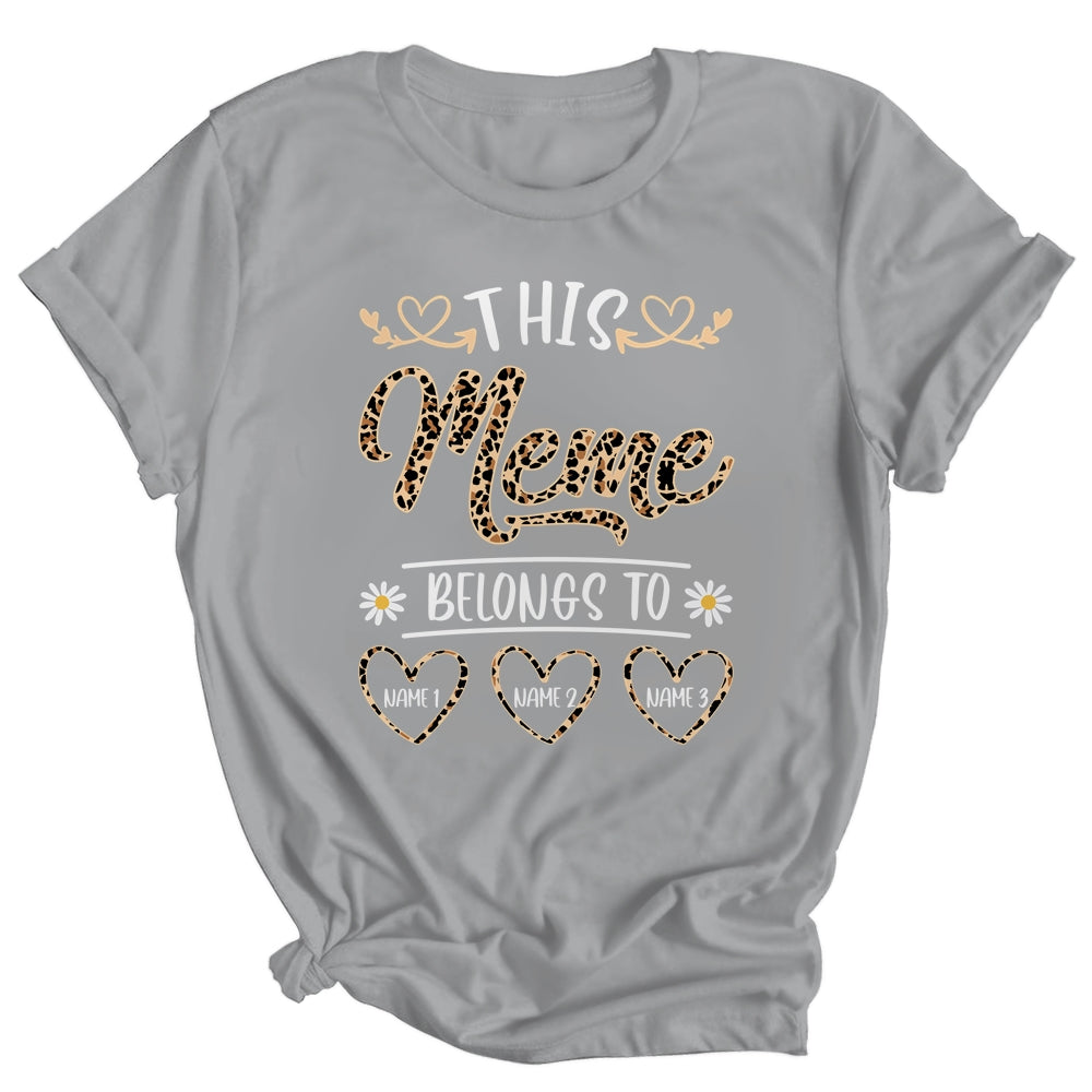 Personalized This Awesome Meme Belongs To Custom Kids Name Leopard Meme Mothers Day Birthday Christmas Shirt & Tank Top | siriusteestore