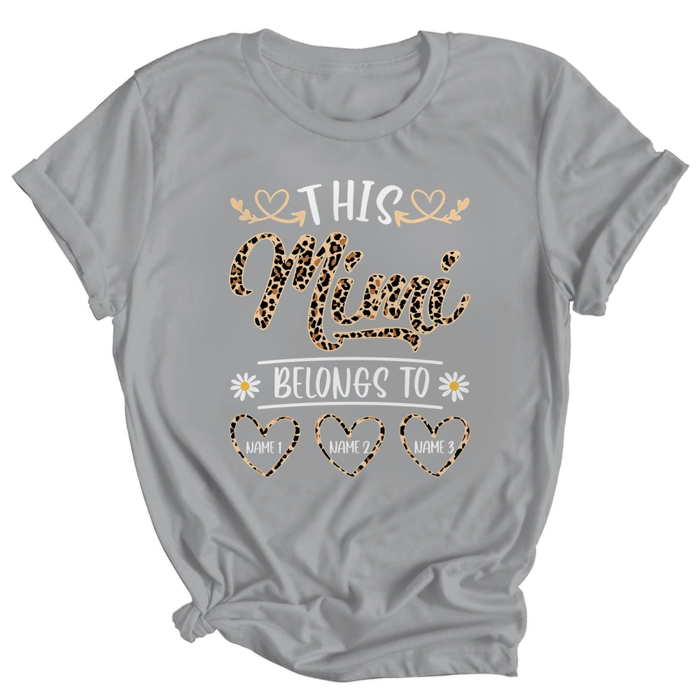 Personalized This Awesome Mimi Belongs To Custom Kids Name Leopard Mimi Mothers Day Birthday Christmas Shirt & Tank Top | siriusteestore
