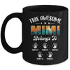 Personalized This Awesome Mimi Belongs To Custom Kids Name Vintage Mothers Day Birthday Christmas Mug | siriusteestore