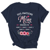 Personalized This Awesome Mom Belongs To Custom Kids Name Floral Mom Mothers Day Birthday Christmas Shirt & Tank Top | siriusteestore
