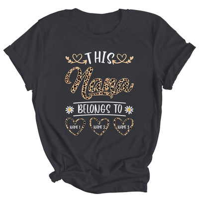 Personalized This Awesome Nana Belongs To Custom Kids Name Leopard Nana Mothers Day Birthday Christmas Shirt & Tank Top | siriusteestore