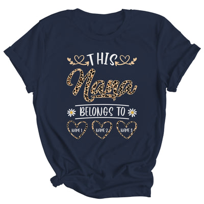 Personalized This Awesome Nana Belongs To Custom Kids Name Leopard Nana Mothers Day Birthday Christmas Shirt & Tank Top | siriusteestore