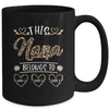 Personalized This Awesome Nana Belongs To Custom Kids Name Leopard Nana Mothers Day Birthday Christmas Mug | siriusteestore