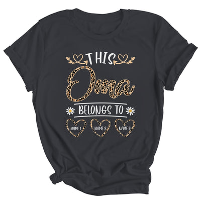 Personalized This Awesome Oma Belongs To Custom Kids Name Leopard Oma Mothers Day Birthday Christmas Shirt & Tank Top | siriusteestore