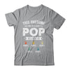Personalized This Awesome Pop Belongs To Custom Grandkids Name Color Hand Fathers Day Birthday Christmas Shirt & Hoodie | siriusteestore