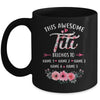 Personalized This Awesome Titi Belongs To Custom Kids Name Floral Titi Mothers Day Birthday Christmas Mug | siriusteestore