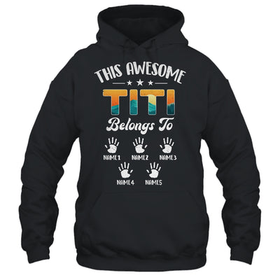 Personalized This Awesome Titi Belongs To Custom Kids Name Vintage Mothers Day Birthday Christmas Shirt & Tank Top | siriusteestore