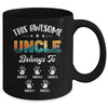 Personalized This Awesome Uncle Belongs To Custom Kids Name Vintage Fathers Day Birthday Christmas Mug | siriusteestore