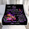 Personalized Titi Blanket From Niece Nephew We Made This Special Blanket Flower Titi Birthday Mothers Day Christmas Customized Fleece Throw Blanket | siriusteestore