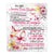 Personalized To My Amazing Bonus Daughter Blanket From Stepmom Stepdad Butterfly It A Big Hug Stepdaughter Birthday Gifts Christmas Customized Fleece Blanket | siriusteestore