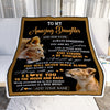 Personalized To My Amazing Daughter Blanket From Mom Mother Lion It A Big Hug Daughter Birthday Gifts Graduation Christmas Customized Fleece Throw Blanket | siriusteestore