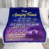 Personalized To My Amazing Fiancé Blanket Big Hug For Future Husband Birthday Gifts Anniversary Romantic Gifts Valentines Day For Him Christmas Fleece Blanket | siriusteestore