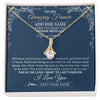 Alluring Beauty Necklace 18K Yellow Gold Finish | 1 | Personalized To My Amazing Fiancee Necklace From Fiance Promise Necklace Birthday Gifts For Fiancee For Her Valentines Christmas Custom Gift Box Message Card | https://siriusteestore.