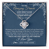 Love Knot Necklace 14K White Gold Finish | 1 | Personalized To My Amazing Fiancee Necklace From Fiance Promise Necklace Birthday Gifts For Fiancee For Her Valentines Christmas Custom Gift Box Message Card | https://siriusteestore.