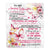 Personalized To My Amazing Goddaughter Blanket From Godmother Uncle Butterfly It A Big Hug Goddaughter Birthday Gifts Christmas Customized Fleece Blanket | siriusteestore