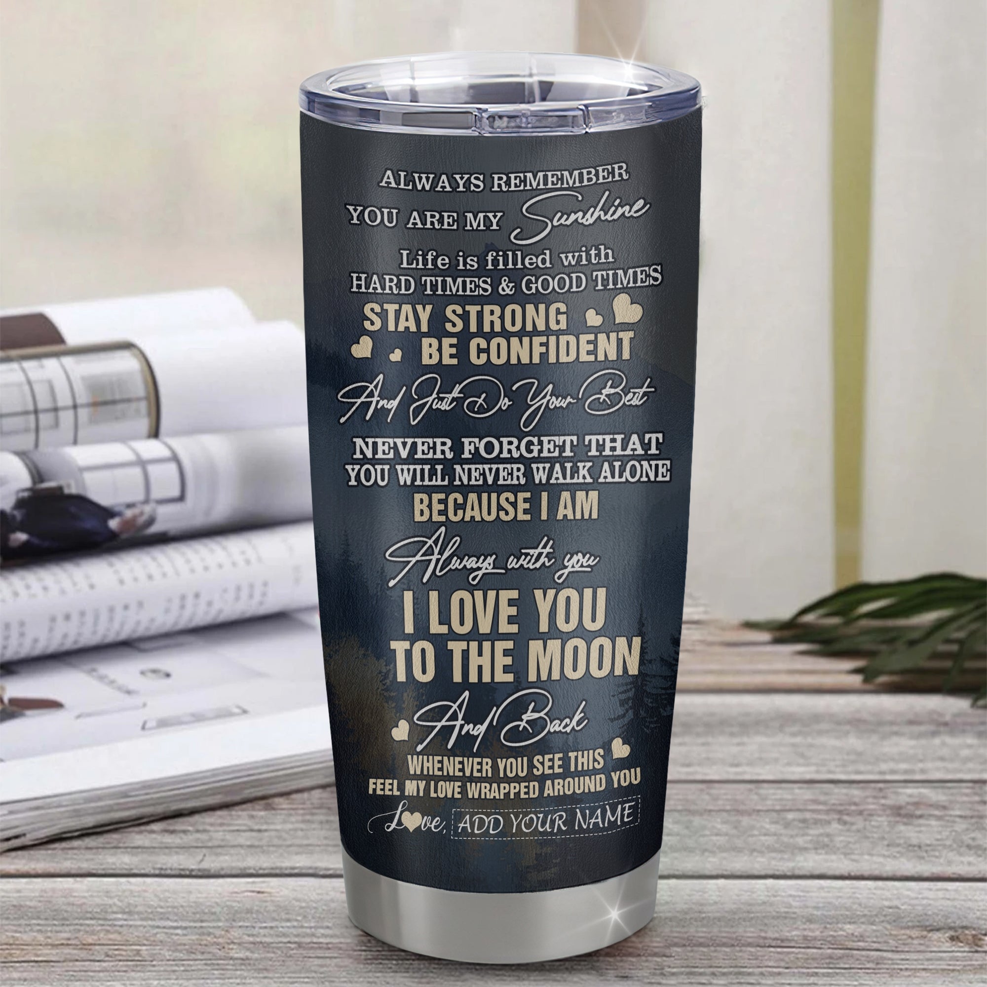 Personalized To My Amazing Goddaughter Tumbler From Godmother Uncle Bear It A Big Hug Goddaughter Birthday Gifts Graduation Christmas Custom Stainless Steel Travel Mug Shirt & Hoodie | siriusteestore