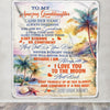 Personalized To My Amazing Granddaughter Blanket From Grandma Grandpa Beach It A Big Hug Granddaughter Birthday Gifts Graduation Christmas Fleece Blanket | siriusteestore