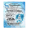 Personalized To My Amazing Granddaughter Blanket From Grandma Grandpa Dream Catcher It A Big Hug Granddaughter Birthday Gifts Christmas Custom Fleece Blanket | siriusteestore