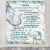 Personalized To My Amazing Granddaughter Blanket From Grandma Grandpa Elephant It A Big Hug Granddaughter Birthday Gifts Graduation Christmas Fleece Blanket | siriusteestore