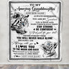 Personalized To My Amazing Granddaughter Blanket From Grandma Grandpa White Tiger It A Big Hug Granddaughter Birthday Gifts Christmas Custom Fleece Blanket | siriusteestore