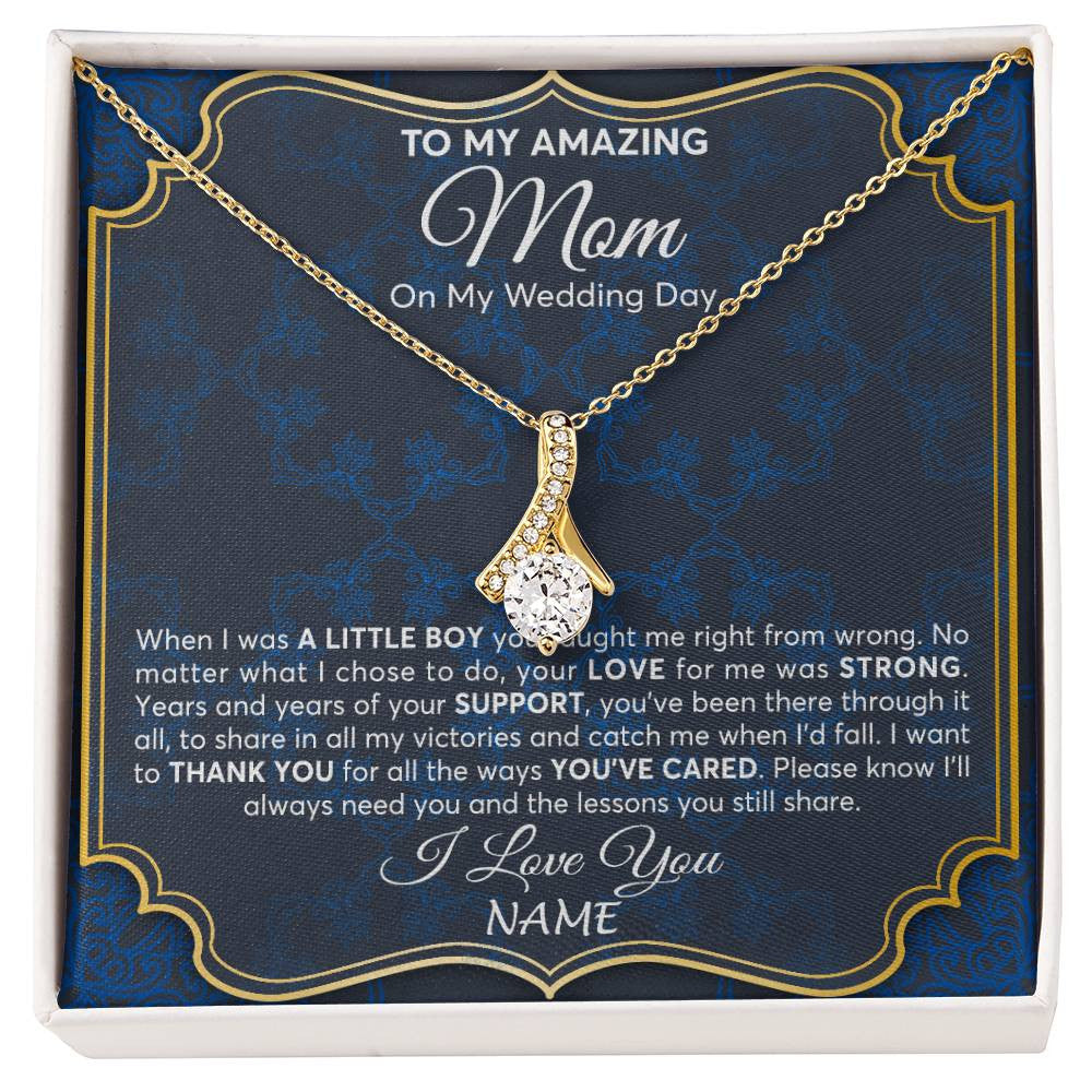 Mom Gift | From Son, Necklace for Mother, Son In Law, Mothers Day, Bir –  ByDanielsDesigns