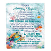 Personalized To My Amazing Nephew Blanket From Aunt Uncle Auntie Turtle It A Big Hug Nephew Birthday Gifts Graduation Christmas Custom Fleece Throw Blanket | siriusteestore