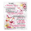 Personalized To My Amazing Niece Blanket From Aunt Uncle Auntie Butterfly It A Big Hug Niece Birthday Gifts Graduation Christmas Customized Fleece Blanket | siriusteestore