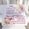 Personalized To My Amazing Niece Blanket From Aunt Uncle Auntie Butterfly It A Big Hug Niece Birthday Gifts Graduation Christmas Customized Fleece Blanket | siriusteestore