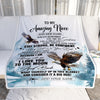 Personalized To My Amazing Niece Blanket From Aunt Uncle Auntie Eagle It A Big Hug Niece Birthday Gifts Graduation Christmas Customized Fleece Throw Blanket | siriusteestore
