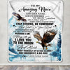Personalized To My Amazing Niece Blanket From Aunt Uncle Auntie Eagle It A Big Hug Niece Birthday Gifts Graduation Christmas Customized Fleece Throw Blanket | siriusteestore