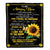 Personalized To My Amazing Niece Blanket From Aunt Uncle Auntie Sunflower It A Big Hug Niece Birthday Gifts Graduation Christmas Customized Fleece Blanket | siriusteestore