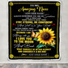 Personalized To My Amazing Niece Blanket From Aunt Uncle Auntie Sunflower It A Big Hug Niece Birthday Gifts Graduation Christmas Customized Fleece Blanket | siriusteestore