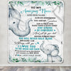 Personalized To My Amazing Niece Blanket From Aunt Uncle Elephant It A Big Hug Niece Birthday Gifts Graduation Christmas Customized Fleece Throw Blanket | siriusteestore