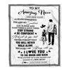 Personalized To My Amazing Niece Blanket From Uncle Man It A Big Hug Niece Birthday Gifts Graduation Christmas Customized Fleece Throw Blanket | siriusteestore