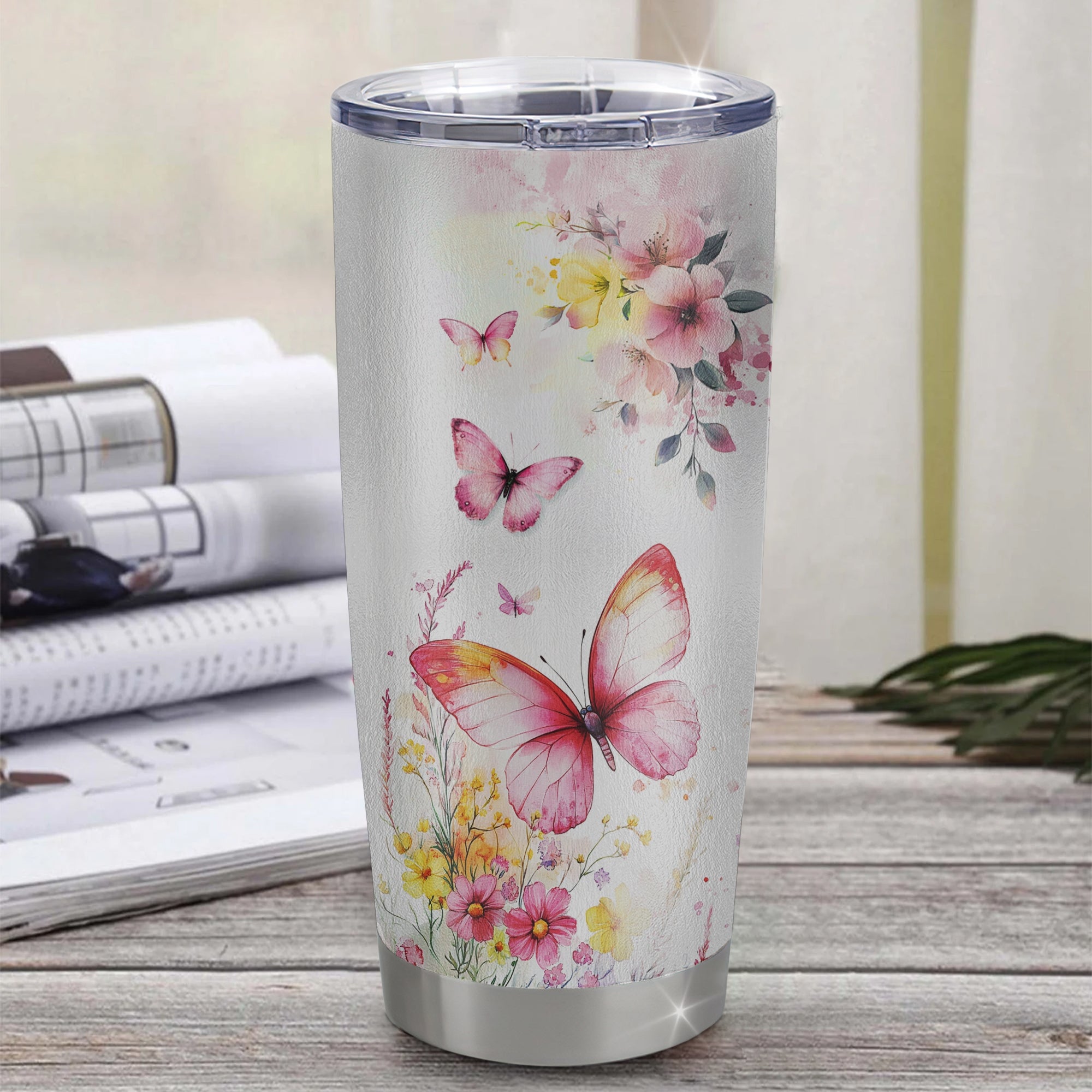 Personalized To My Amazing Niece Tumbler From Aunt Uncle Auntie Butterfly It A Big Hug Niece Birthday Gifts Graduation Christmas Customized Stainless Steel Mug | siriusteestore