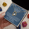 Forever Love Necklace 18K Yellow Gold Finish | 2 | Personalized To My Amazing Wife Necklace From Husband Promise Necklace Birthday Gifts For Wife Anniversary Romantic Valentines Christmas Gift Box Message Card | https://siriusteestore.