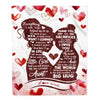 Personalized To My Aunt Blanket From Niece I Love You With All My Heart Thank You Aunt Birthday Mothers Day Christmas Customized Fleece Throw Blanket | siriusteestore