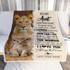 Personalized To My Aunt Blanket From Niece Nephew You Are The Greatest Lion Aunt Birthday Gifts Mothers Day Christmas Customized Travel Fleece Blanket | siriusteestore
