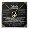Forever Love Necklace 18K Yellow Gold Finish | 1 | Personalized To My Auntie Necklace Gifts Meaningful Gift To Auntie From Niece Without You There Is No Me Mothers Day Aunt Birthday Gift Box Message Card | https://siriusteestore.