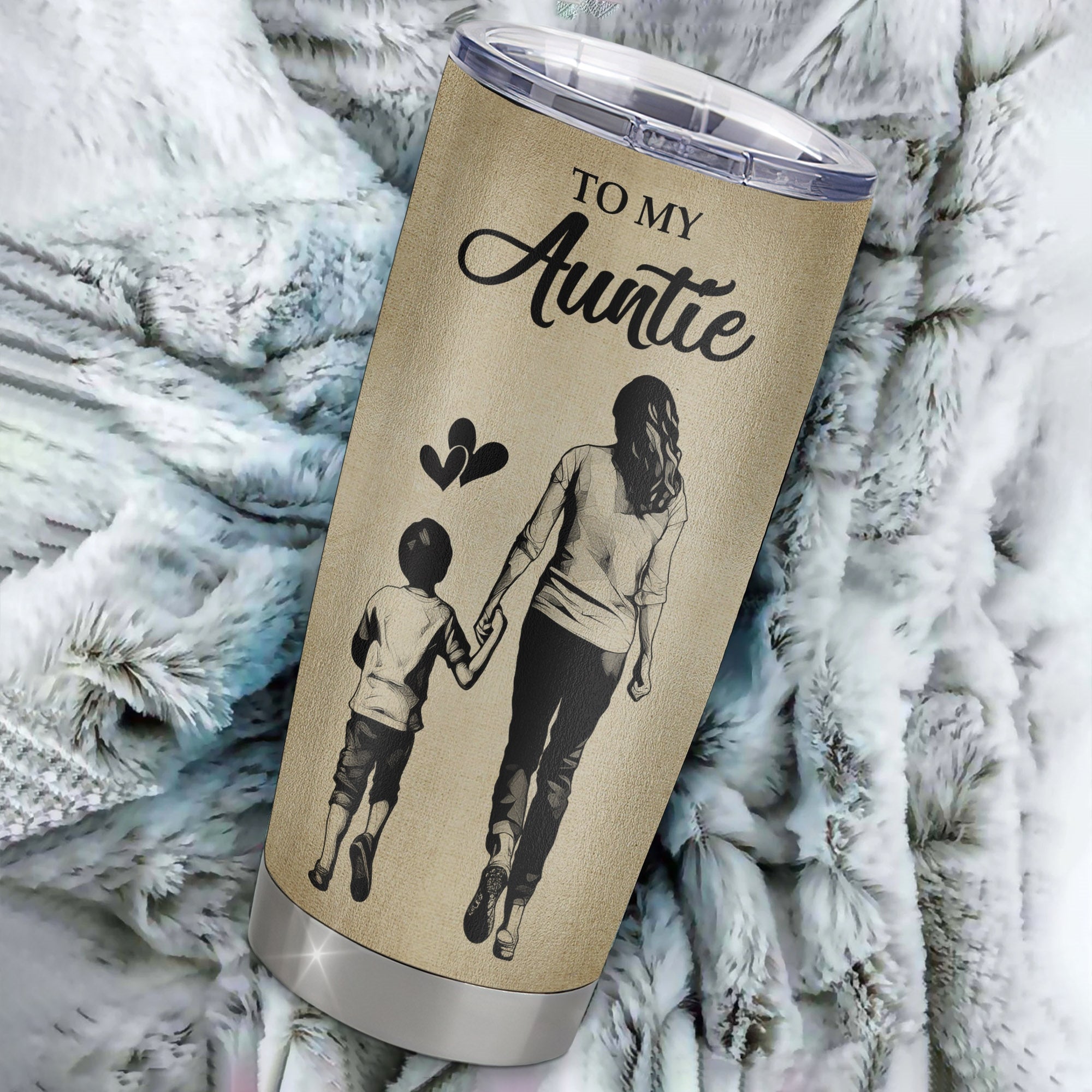Personalized To My Auntie Tumbler From Nephew Stainless Steel Cup For All The Times That I Forgot To Thank You Auntie Birthday Mothers Day Christmas Travel Mug | siriusteestore