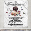 Personalized To My Badass Daughter I Am The Storm Blanket From Dad Mom Father Beautiful Daughter Birthday Gifts Graduation Christmas Adults Fleece Blanket | siriusteestore