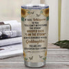 Personalized To My Badass Goddaughter Tumbler From Uncle Aunt I Am The Storm Goddaughter Gifts Birthday Graduation Christmas Custom Stainless Steel Cup Travel Mug | siriusteestore